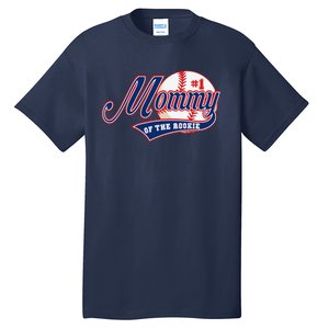 Mommy Of Rookie 1st Birthday Baseball Theme Matching Party Tall T-Shirt