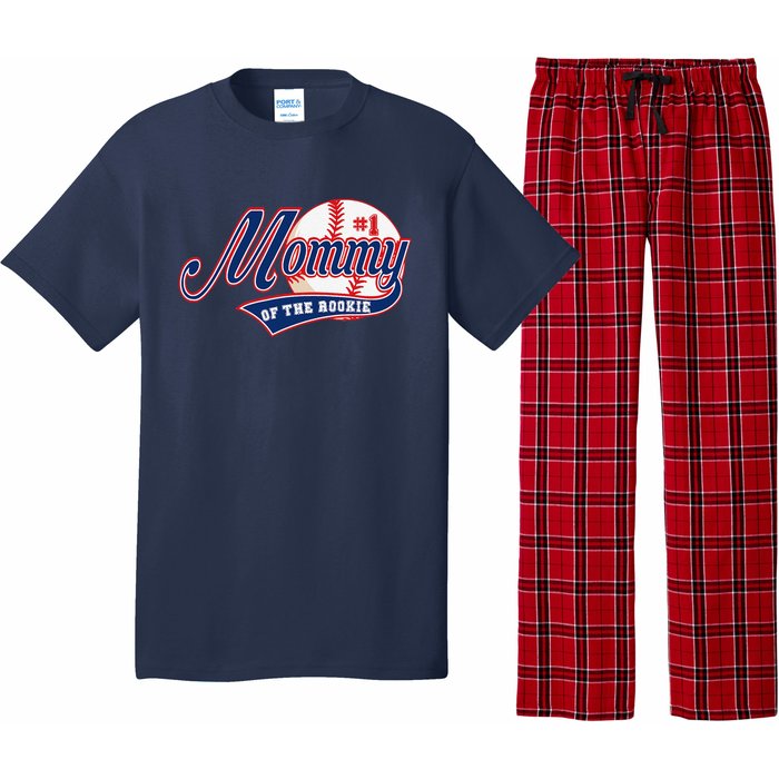 Mommy Of Rookie 1st Birthday Baseball Theme Matching Party Pajama Set