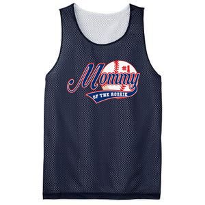 Mommy Of Rookie 1st Birthday Baseball Theme Matching Party Mesh Reversible Basketball Jersey Tank