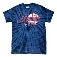 Mommy Of Rookie 1st Birthday Baseball Theme Matching Party Tie-Dye T-Shirt