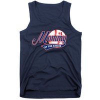 Mommy Of Rookie 1st Birthday Baseball Theme Matching Party Tank Top