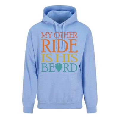 My Other Ride Is His Beard Bearded Guy Wife Girlfriend Tank Top Unisex Surf Hoodie