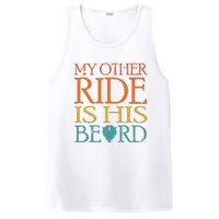 My Other Ride Is His Beard Bearded Guy Wife Girlfriend Tank Top PosiCharge Competitor Tank