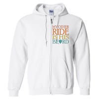 My Other Ride Is His Beard Bearded Guy Wife Girlfriend Tank Top Full Zip Hoodie