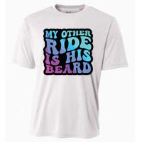 My Other Ride Is His Beard Colorful Groovy Tank Top Cooling Performance Crew T-Shirt