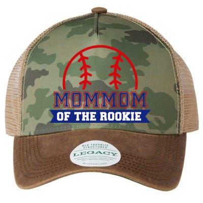 Mommom Of Rookie 1st Birthday Baseball Theme Matching Party Legacy Tie Dye Trucker Hat