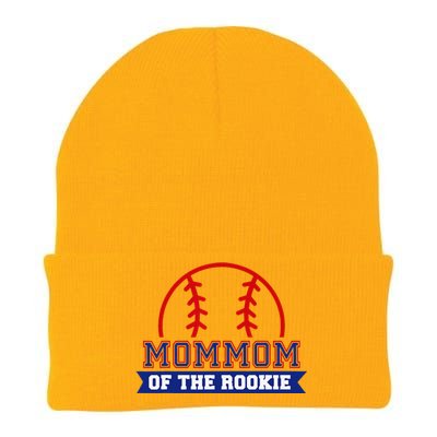 Mommom Of Rookie 1st Birthday Baseball Theme Matching Party Knit Cap Winter Beanie