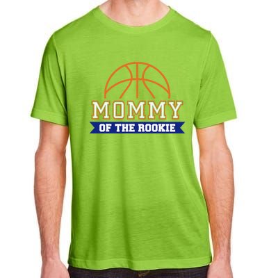 Mommy Of Rookie 1st Birthday Basketball Theme Matching Party Adult ChromaSoft Performance T-Shirt