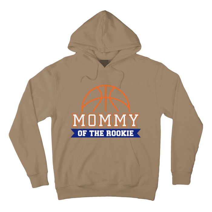 Mommy Of Rookie 1st Birthday Basketball Theme Matching Party Hoodie