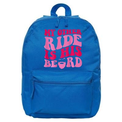 My Other Ride Is His Beard 16 in Basic Backpack