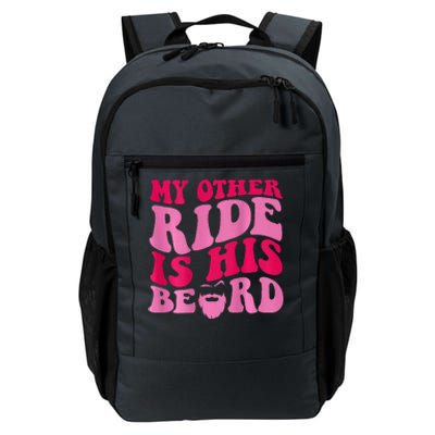 My Other Ride Is His Beard Daily Commute Backpack