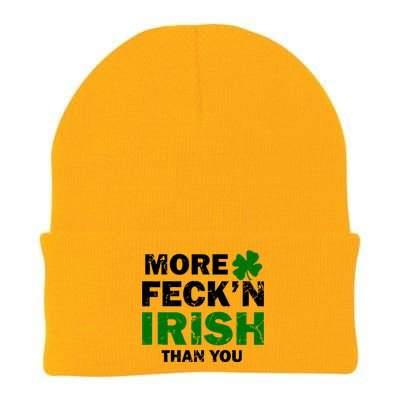 More Feck'n Irish Than You Funny Knit Cap Winter Beanie