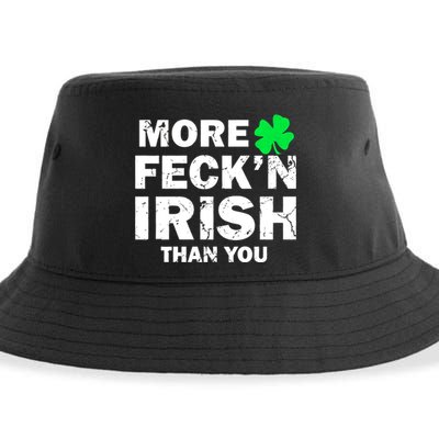 More Feck'n Irish Than You Funny Sustainable Bucket Hat