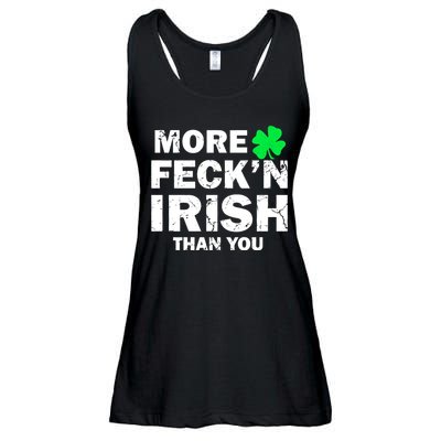 More Feck'n Irish Than You Funny Ladies Essential Flowy Tank