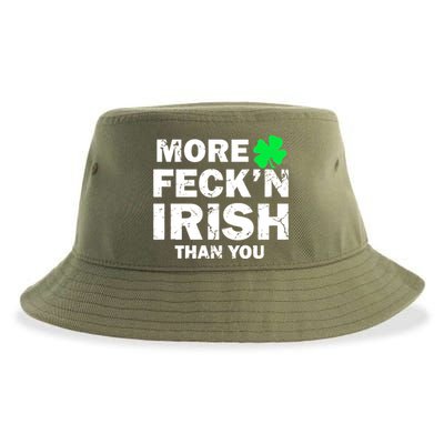 More Feck'n Irish Than You Funny Sustainable Bucket Hat