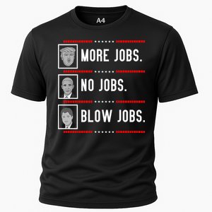 More Jobs No Jobs Blow Jobs Pro Trump Cooling Performance Crew T-Shirt