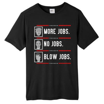 More Jobs No Jobs Blow Jobs Pro Trump Tall Fusion ChromaSoft Performance T-Shirt