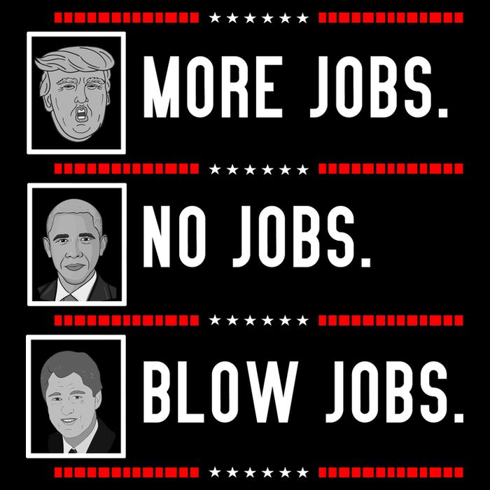 More Jobs No Jobs Blow Jobs Pro Trump Bucket Hat