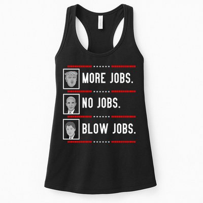 More Jobs No Jobs Blow Jobs Pro Trump Womens Tank Top