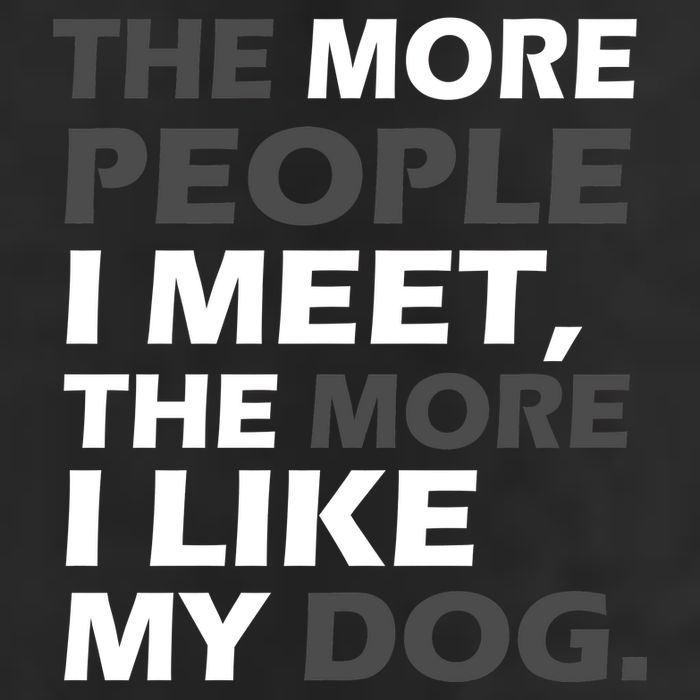 More People I Meet Like My Dog Adult Drive Performance Visor