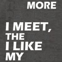 More People I Meet Like My Dog Vector Backpack