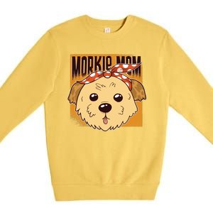 Morkie Mom Premium Crewneck Sweatshirt