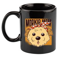 Morkie Mom 11oz C Handle Ceramic Mug