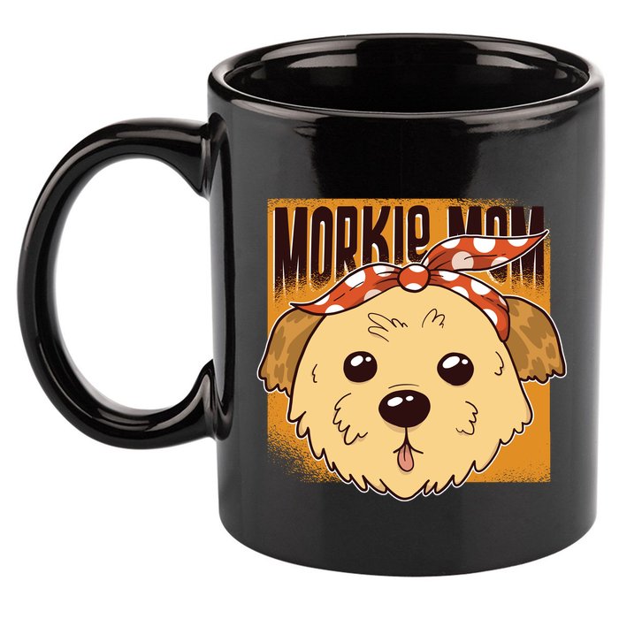 Morkie Mom 11oz C Handle Ceramic Mug