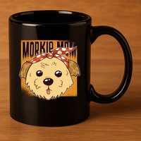 Morkie Mom 11oz C Handle Ceramic Mug