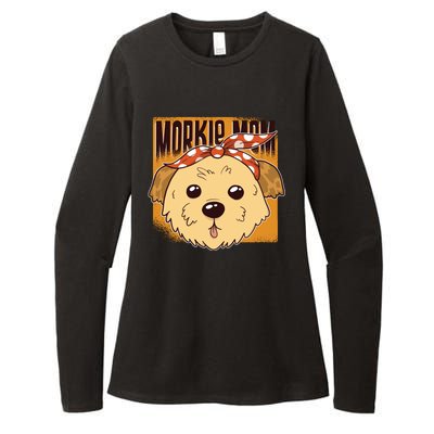 Morkie Mom Womens CVC Long Sleeve Shirt