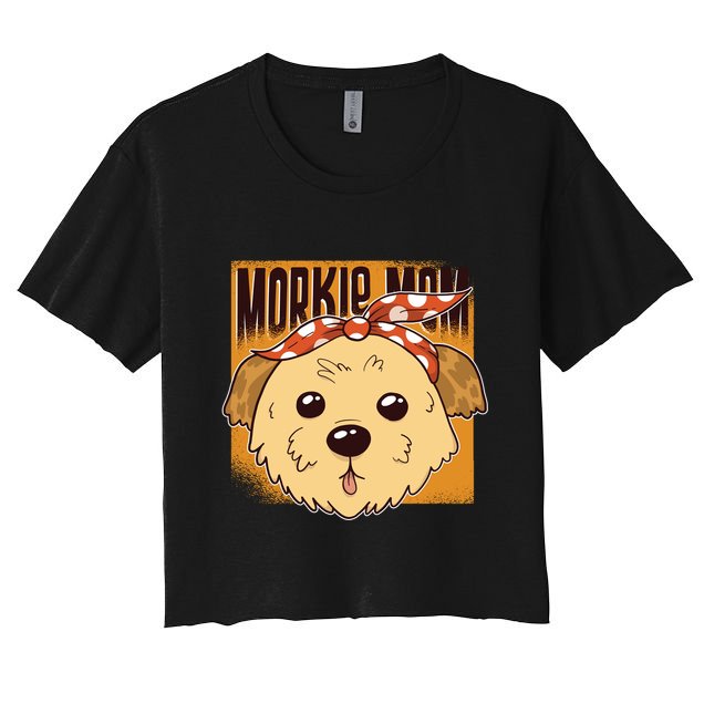 Morkie Mom Crop Top