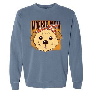 Morkie Mom Garment-Dyed Sweatshirt