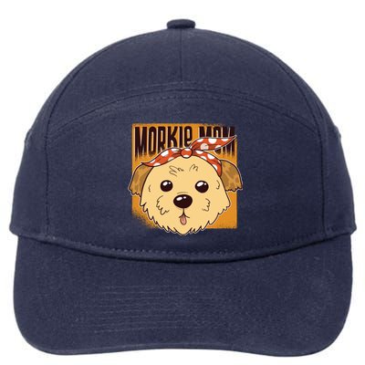 Morkie Mom 7-Panel Snapback Hat