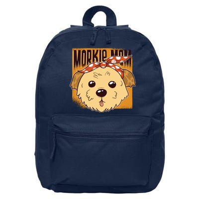 Morkie Mom 16 in Basic Backpack