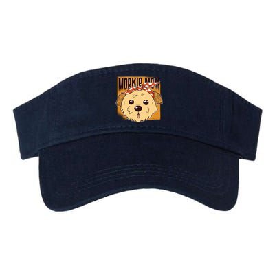 Morkie Mom Valucap Bio-Washed Visor