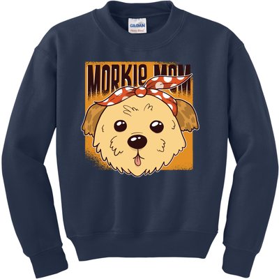 Morkie Mom Kids Sweatshirt