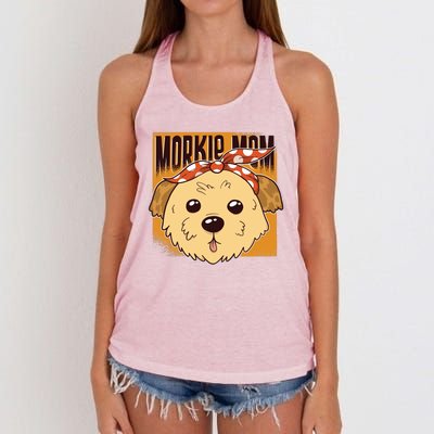 Morkie Mom Women's Knotted Racerback Tank