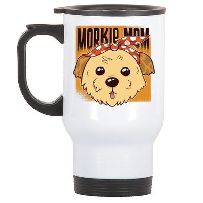 Morkie Mom Stainless Steel Travel Mug