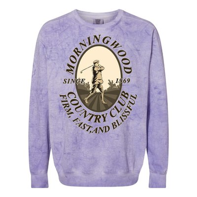 Morningwood Country Club Classic Golf Colorblast Crewneck Sweatshirt