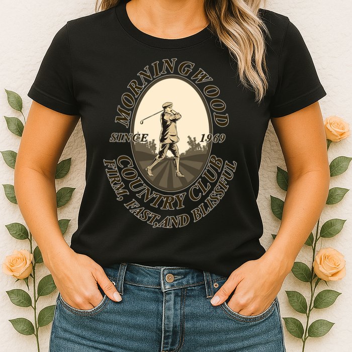 Morningwood Country Club Classic Golf Womens T-Shirt