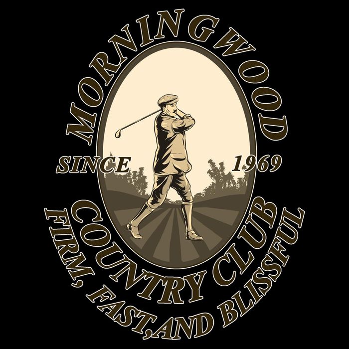 Morningwood Country Club Classic Golf Womens T-Shirt