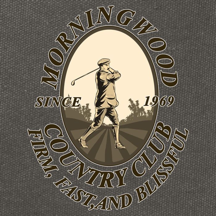 Morningwood Country Club Classic Golf Cotton Canvas Backpack