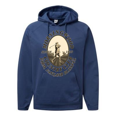 Morningwood Country Club Classic Golf Performance Fleece Hoodie