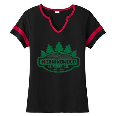 Morningwood Lumber Company Ladies Halftime Notch Neck Tee