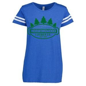 Morningwood Lumber Company Enza Ladies Jersey Football T-Shirt