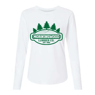 Morningwood Lumber Company Womens Cotton Relaxed Long Sleeve T-Shirt