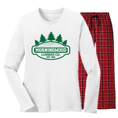 Morningwood Lumber Company Women's Long Sleeve Flannel Pajama Set 