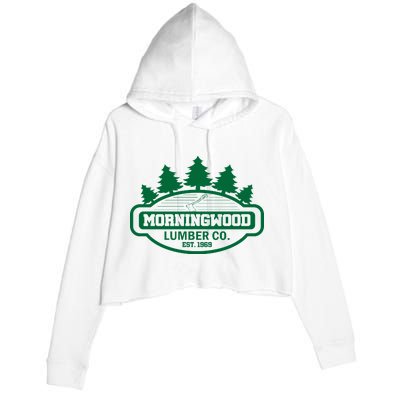 Morningwood Lumber Company Crop Fleece Hoodie