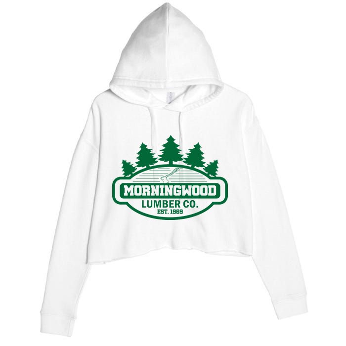 Morningwood Lumber Company Crop Fleece Hoodie