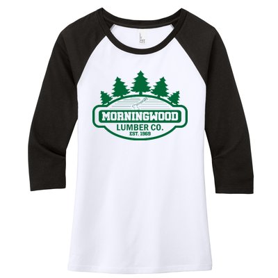 Morningwood Lumber Company Women's Tri-Blend 3/4-Sleeve Raglan Shirt